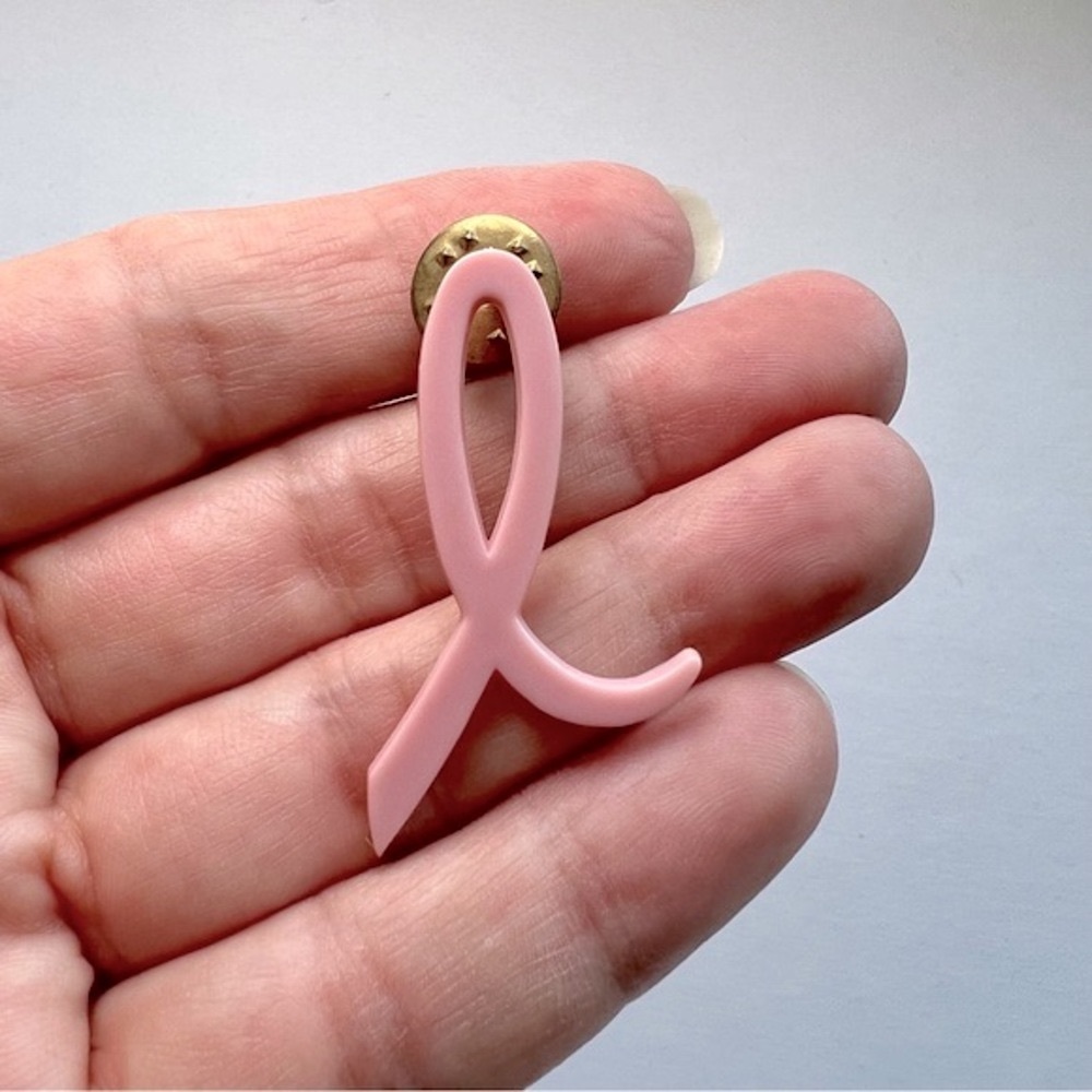 Breast Cancer Pink Tack Pins Set 4pc October Awareness Month Support Lapel - Picture 3 of 14